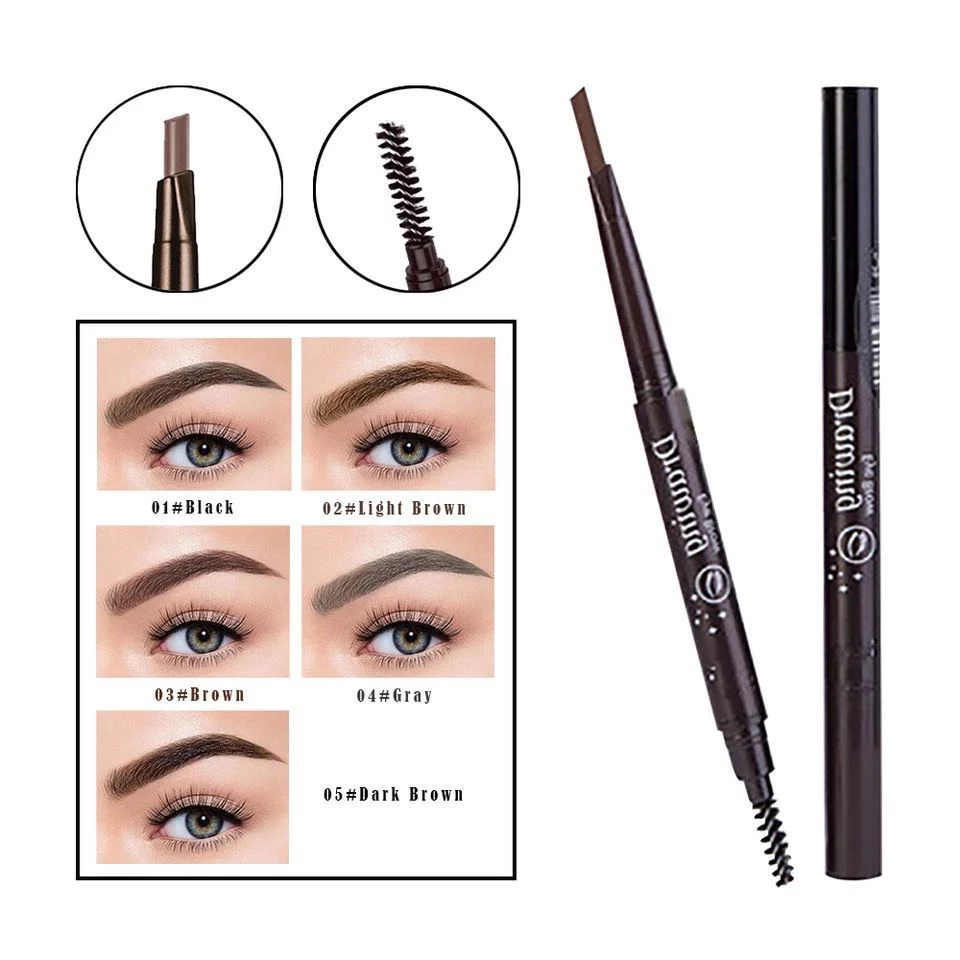 Kindlovv-Automatic Eyebrow / Pensil Alis Anti Air etude Pensil Alis Putar Drawing / Eyeliner Eyebrow Drawing Original Pensil Alis-COD
