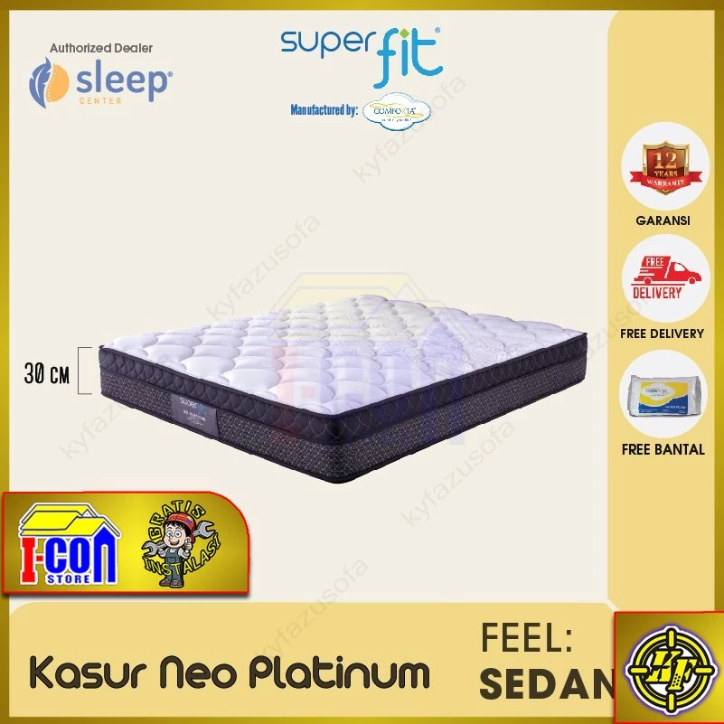 Superfit Neo Platinum Kasur Matras by Comforta Springbed