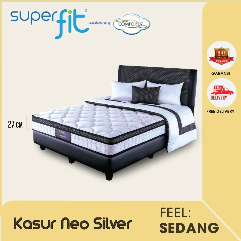 Comforta - Superfit By Comforta Springbed Neo Silver Fullset