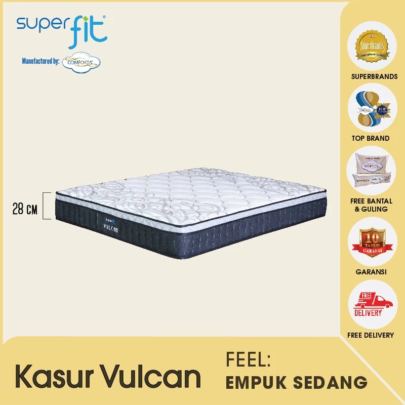 SUPERFIT By Comforta Springbed Vulcan (Mattress Only)
