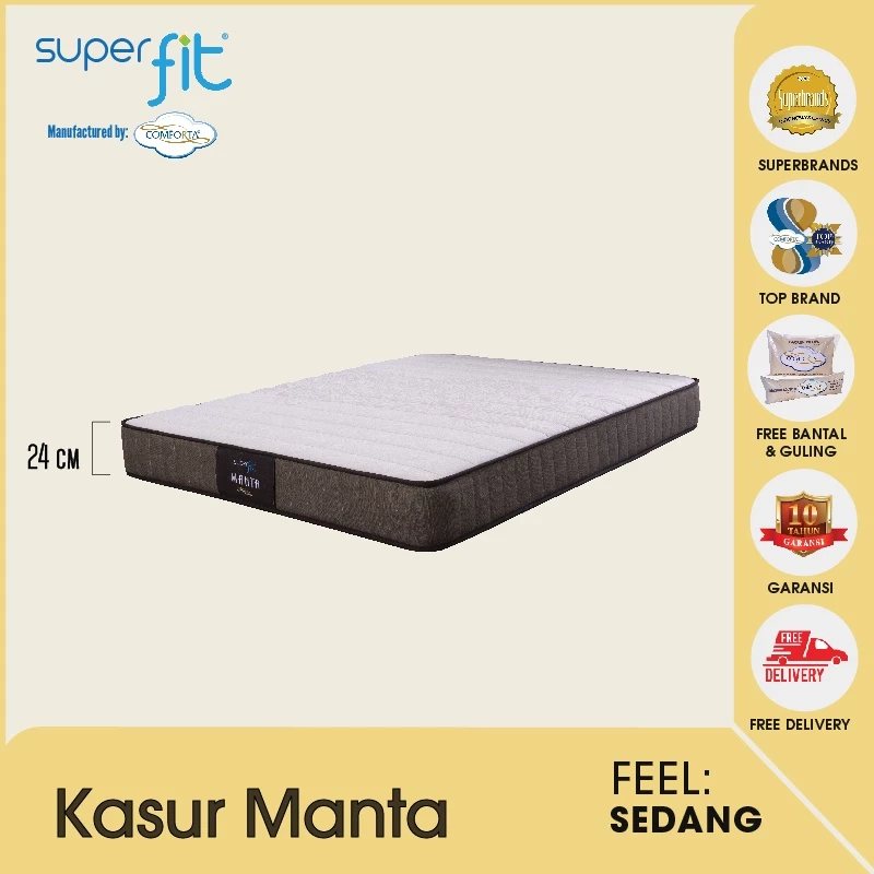 SUPERFIT By Comforta Springbed Manta (Mattress Only)