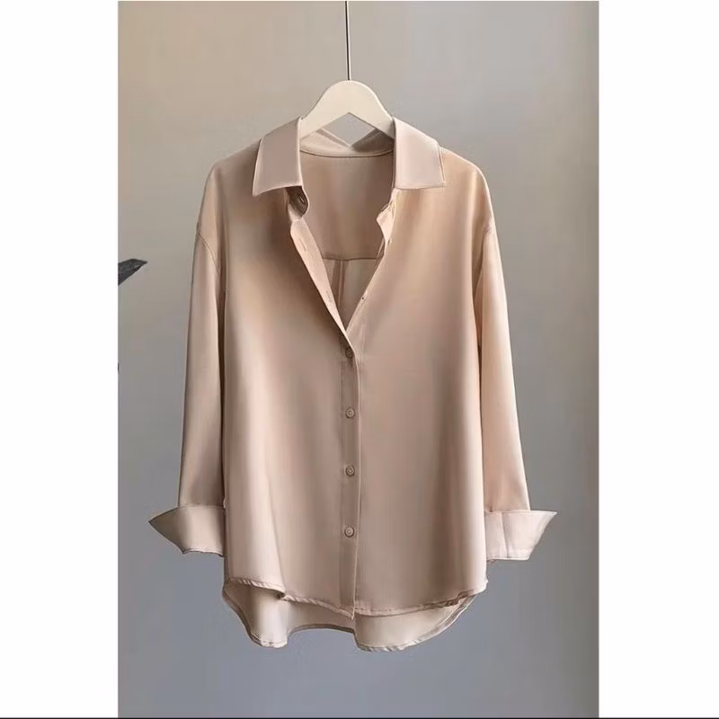 Kemeja Polos Wanita Big Size Ukuran S M L XL XXL XXXL XXXXL 4XL 2XL 3XL 5XL 2L 3L 4L 5L Kemeja Basic