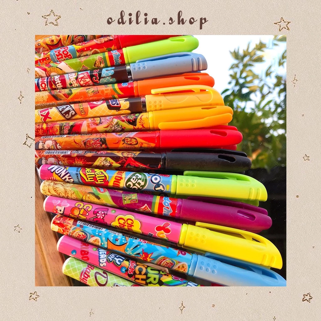 Pulpen Gel Aesthetic Snack Candy Mie Coffee Unik Bolpen Pena Tinta Hitam Murah Alat Tulis Sekolah Kantor Stationery Korea Jurnal Bujo Pen Ballpoint Polpen Ballpen Lucu Menulis Atk Bjb Banjar Banjarbaru Odilia.Shop
