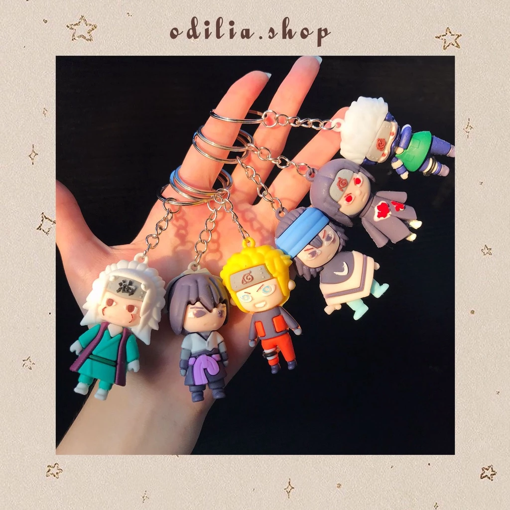 Gantungan Kunci Karakter Narutoo Konoha Aesthetic Ganci Anime Jepang Lucu Keychain Korea Aksesoris Souvenir Hadiah Kado Anak Banjar Bjb Banjarbaru Odilia.Shop