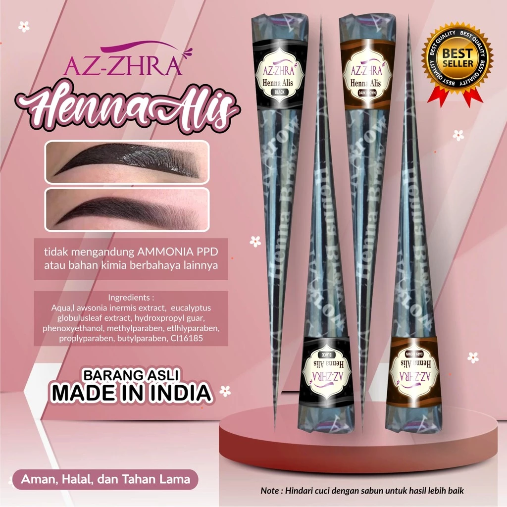 AZ-ZHRA HENNA ALIS HENNA  EYEBROW