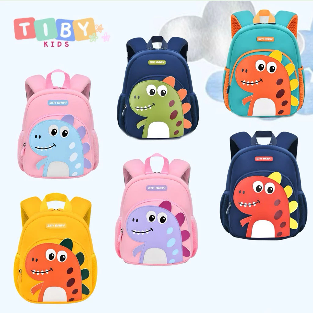 TS01/ Tas Dino Anak / Tas Sekolah (TERMURAH) / Tas Ransel Anak / Tas Anak TK / Tas Anak Paud
