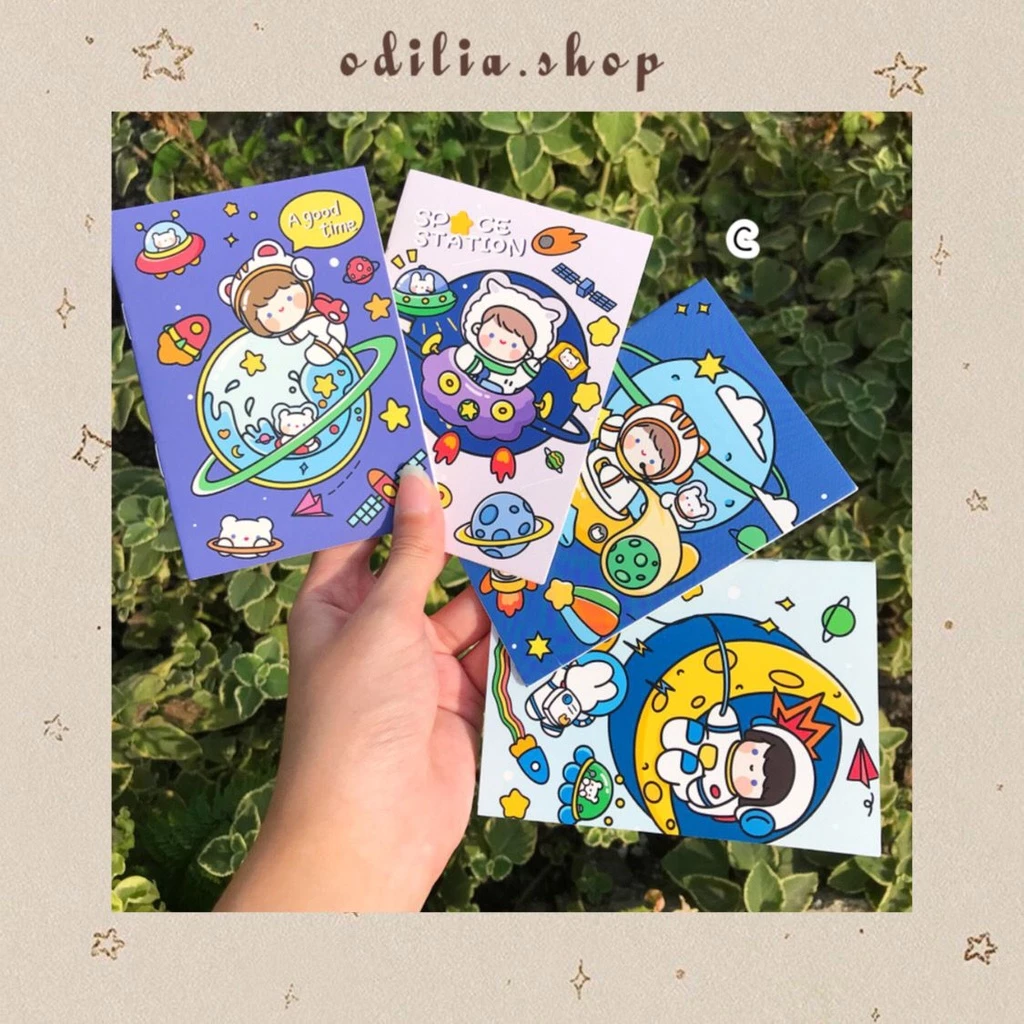 PART 2 Notebook Mini Karakter Animal Bear Anime Girl Astronot Aesthetic Buku Catatan Kecil Memo Book Stationery Korea Alat Tulis Sekolah Kantor Atk Bjb Banjar Banjarbaru Odilia.Shop