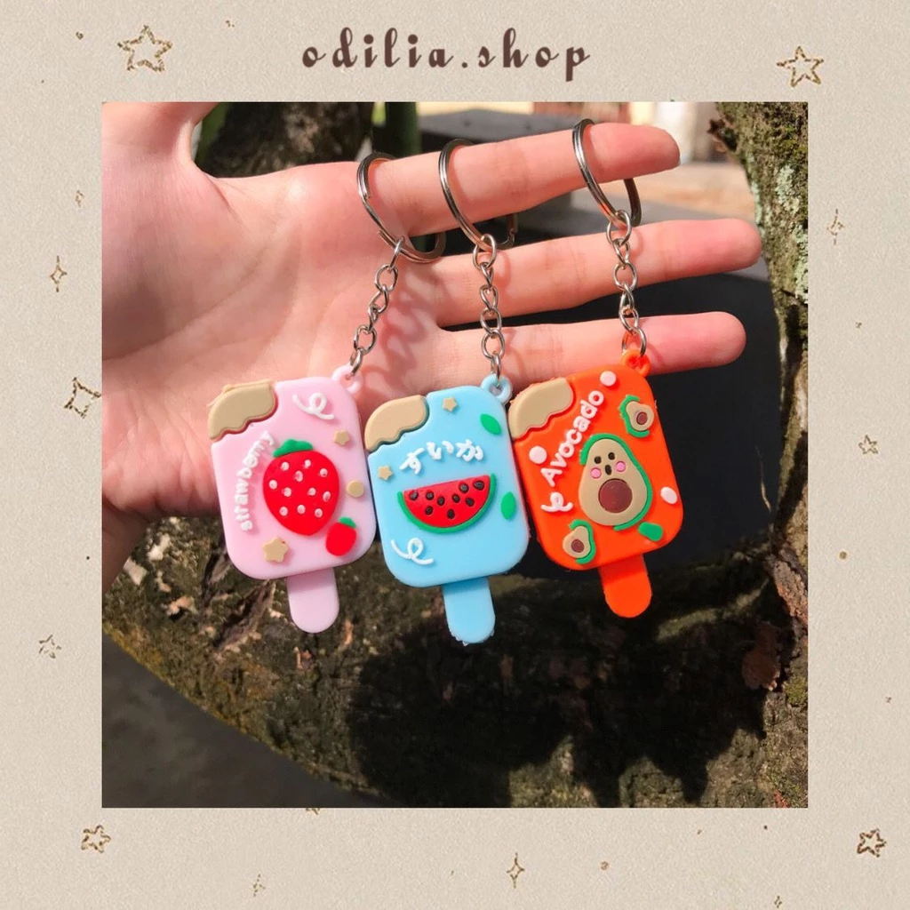 Gantungan Kunci Karakter Ice Cream Fruit Strawberry Watermelon Avocado Aesthetic Ganci Es Krim Buah Lucu Aksesoris Souvenir Keychain Korea Asesoris Kado Hadiah Anak Key Chain Murah Hiasan Tas Stationery Atk Banjar Banjarbaru Bjb Odilia.Shop