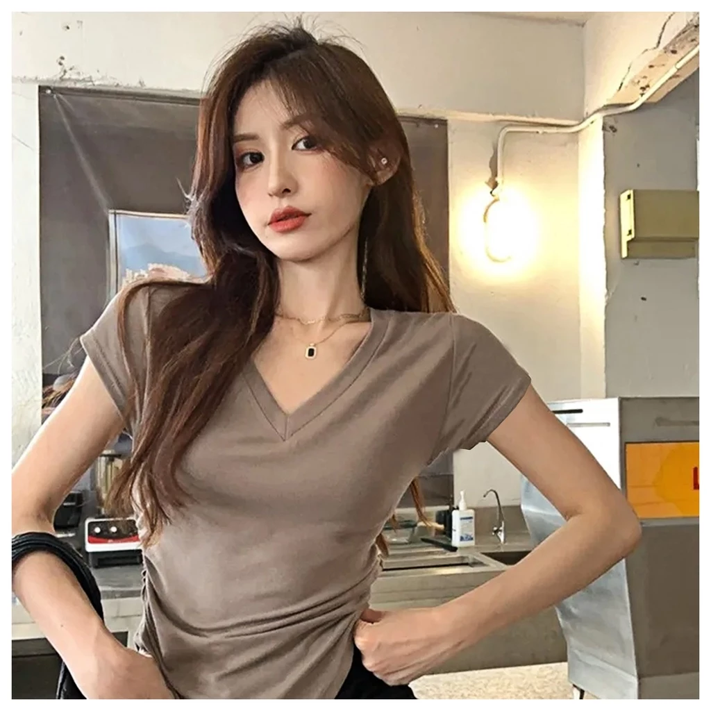 (PART 1) Omnia Top V-Neck Short Sleeve