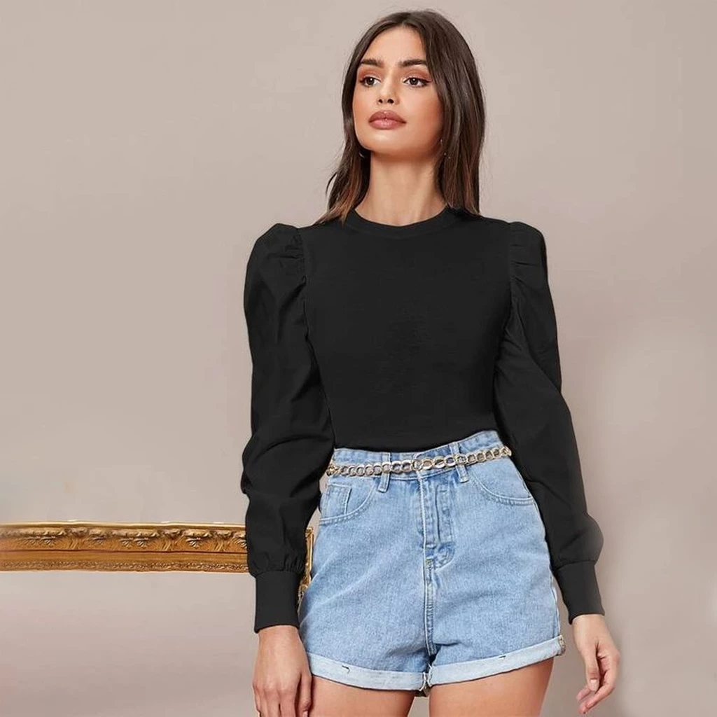 (COD) LMJ FASHION - Berlynn Puff Long Sleeve Top