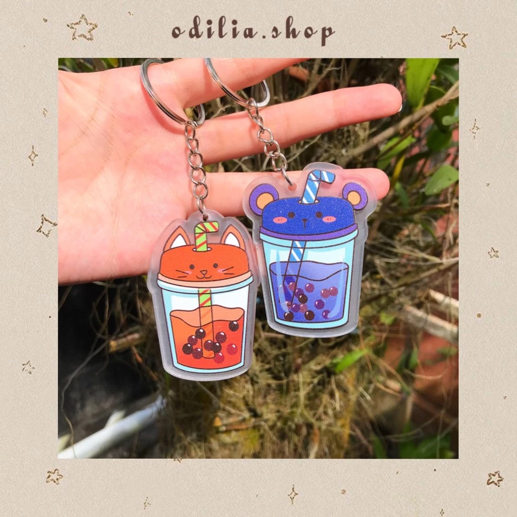 Gantungan Kunci Karakter Minuman Boba Animal Akrilik Lucu Aksesoris Keychain Cute Korea Aesthetic Keyring Acrylic Asesoris Souvenir Ganci Murah Hadiah Anak Hiasan Ring Tas Stationery Atk Bjb Banjar Banjarbaru Odilia.Shop