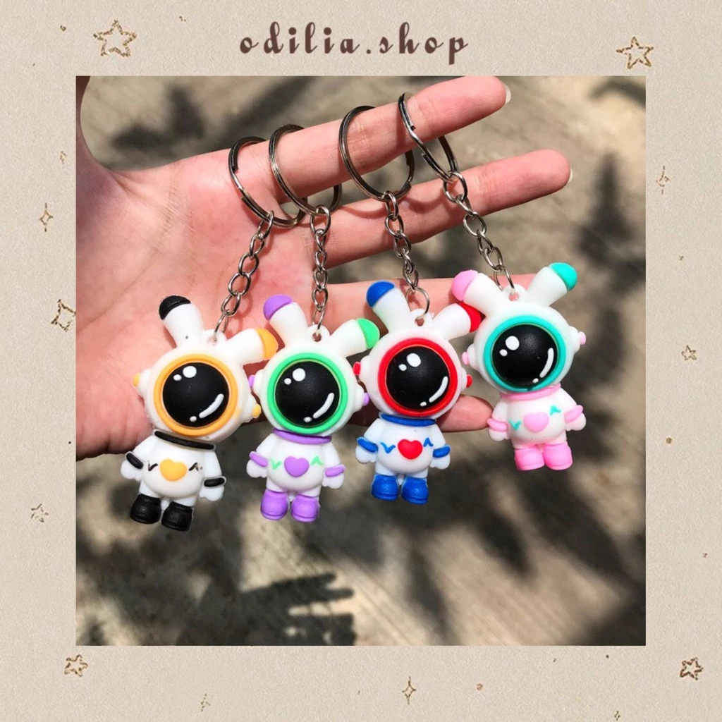Gantungan Kunci Karakter Cute Rabbit Astronaut Space Galaxy Aesthetic Ganci Kelinci Astronot Lucu Animal Cartoon Aksesoris Souvenir Keychain Korea Asesoris Kado Hadiah Anak Key Chain Murah Hiasan Tas Stationery Atk Banjar Banjarbaru Bjb OdiliaShop