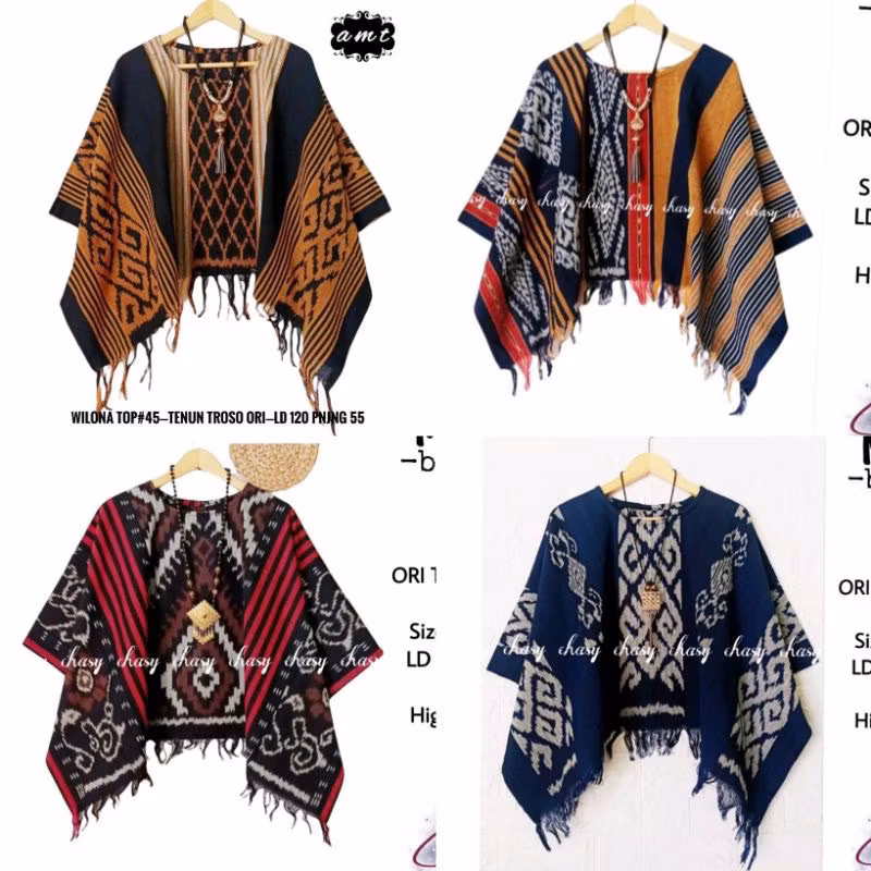 Nagita Blouse Tenun - Blouse Tenun - Casual Blouse