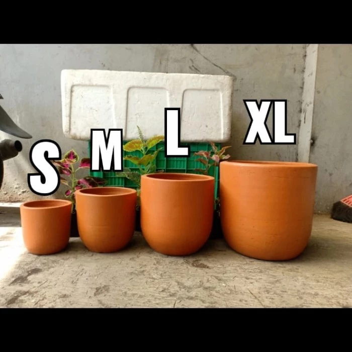 pot tanah liat, kapsul, pot teracota, pot bunga, pot gerabah