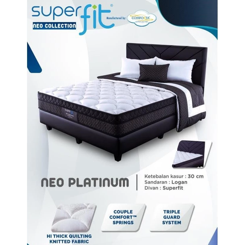 COMFORTA - SUPERFIT Springbed Type Neo Platinum Kasur Matrass Tinggi 30CM
