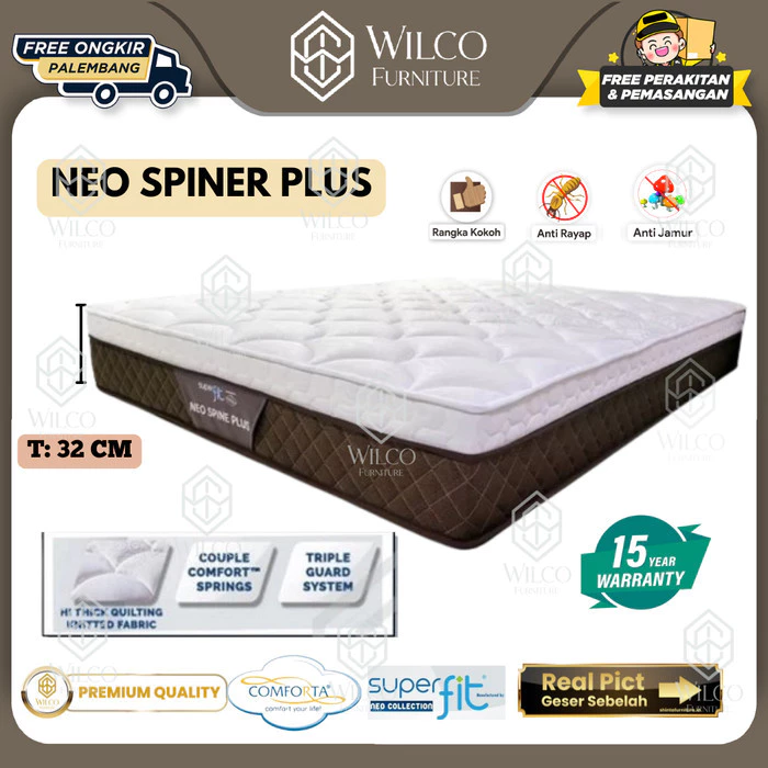 Kasur Springbed Superfit By Comforta NEO SPINER PLUS Kasur Matras Kasur Per Pegas Murah Palembang - Matras Aja, 90x200