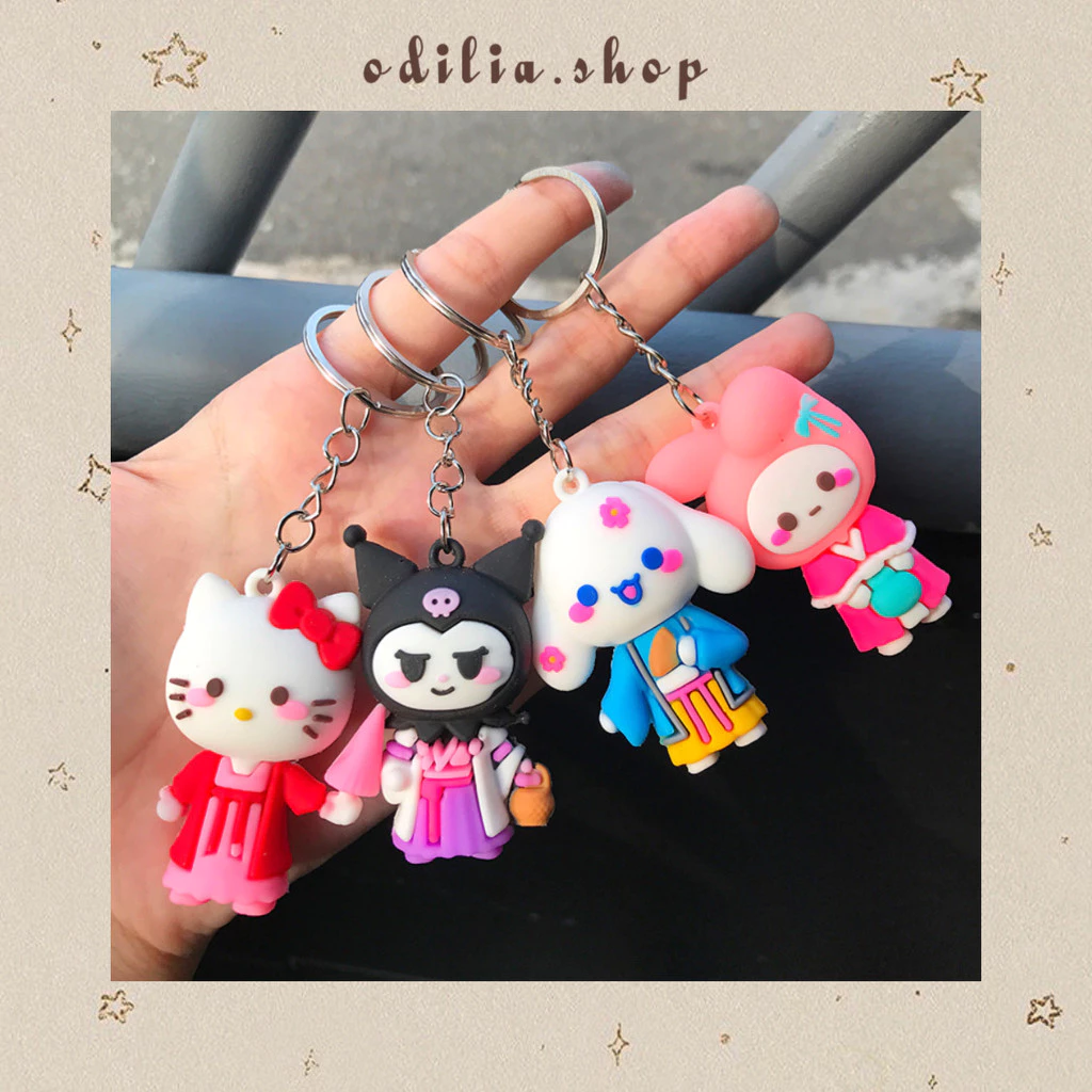 Gantungan Kunci Karakter Sanrioo Kimono Aesthetic Ganci Kartun Lucu Keychain Korea Aksesoris Souvenir Hadiah Kado Anak Banjar Bjb Banjarbaru Odilia.Shop