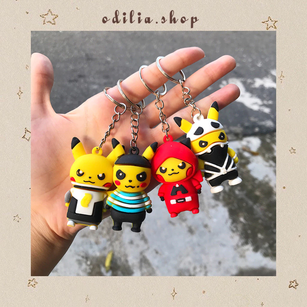 Gantungan Kunci Karakter Pikachu Pokemonn Ganci Anime Lucu Keychain Korea Aksesoris Souvenir Hadiah Kado Anak Banjar Bjb Banjarbaru Odilia.Shop