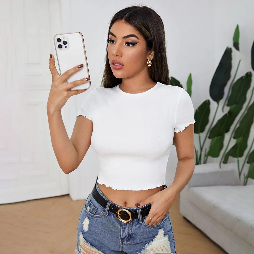 COD LMJ Petunia Basic Crop Top Neci - #29