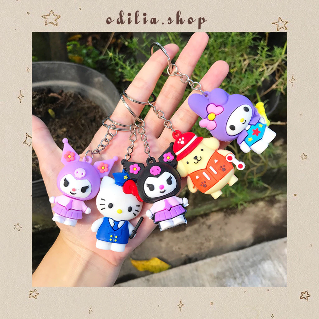 Gantungan Kunci Karakter Sanrioo Unik Aesthetic Ganci Kartun Lucu Keychain Korea Aksesoris Souvenir Hadiah Kado Anak Banjar Bjb Banjarbaru OdiliaShop