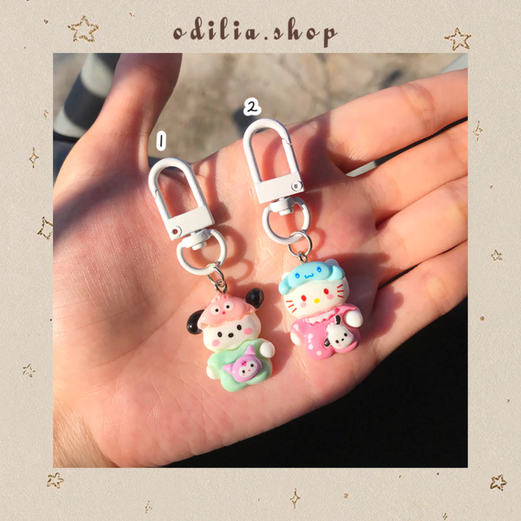 Gantungan Kunci Karakter Timbul Mini Piyama Sanrioo Aesthetic Ganci Kartun Lucu Aksesoris Keychain Cute Korea Keyring Anak Hiasan Tas Atk Bjb Banjar Banjarbaru Odilia.Shop