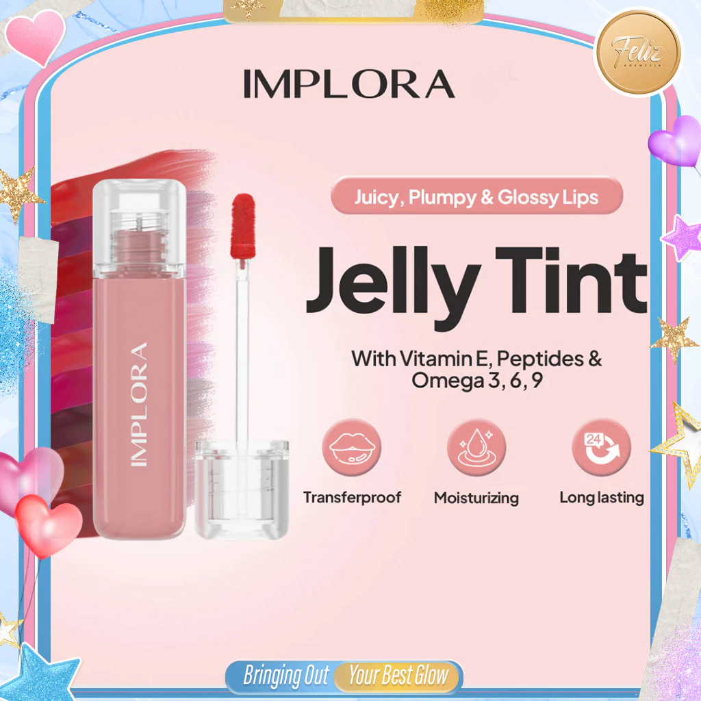 * Feliz * Implora Jelly Tint 9 Warna BPOM