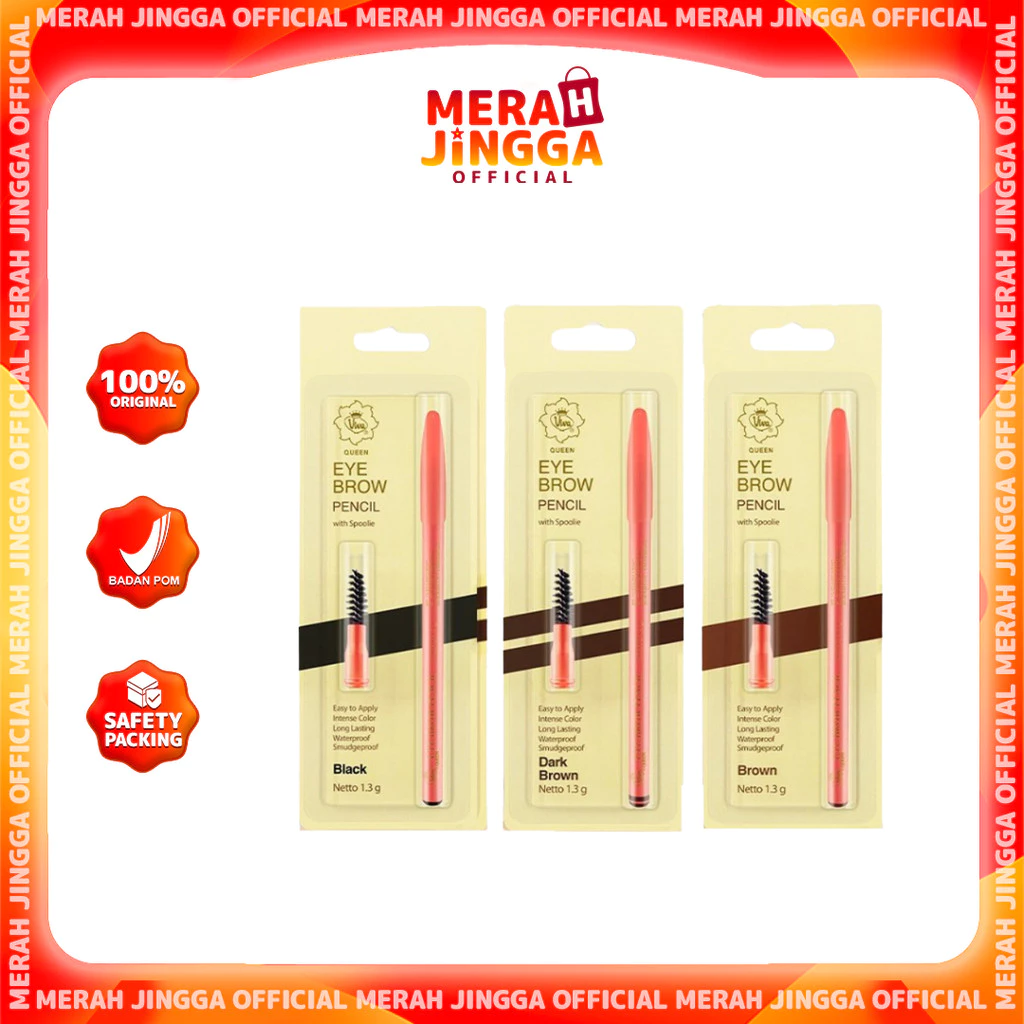 Viva Pensil Alis Original 100% | Merah Jingga Official