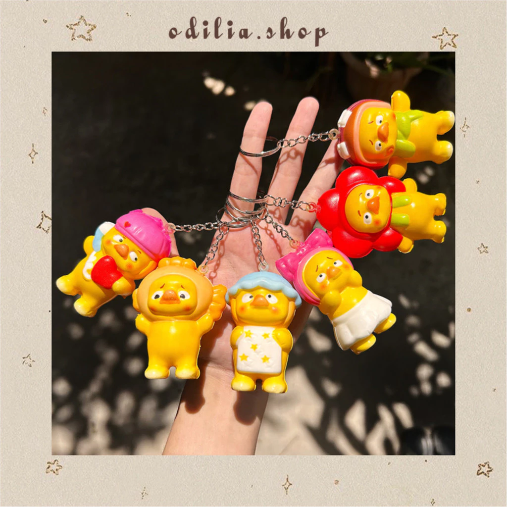 Gantungan Kunci Karakter Upset Duck Squishy Aesthetic Ganci Bebek Lucu Keychain Squishi Korea Aksesoris Souvenir Hadiah Kado Anak Banjar Bjb Banjarbaru Odilia.Shop