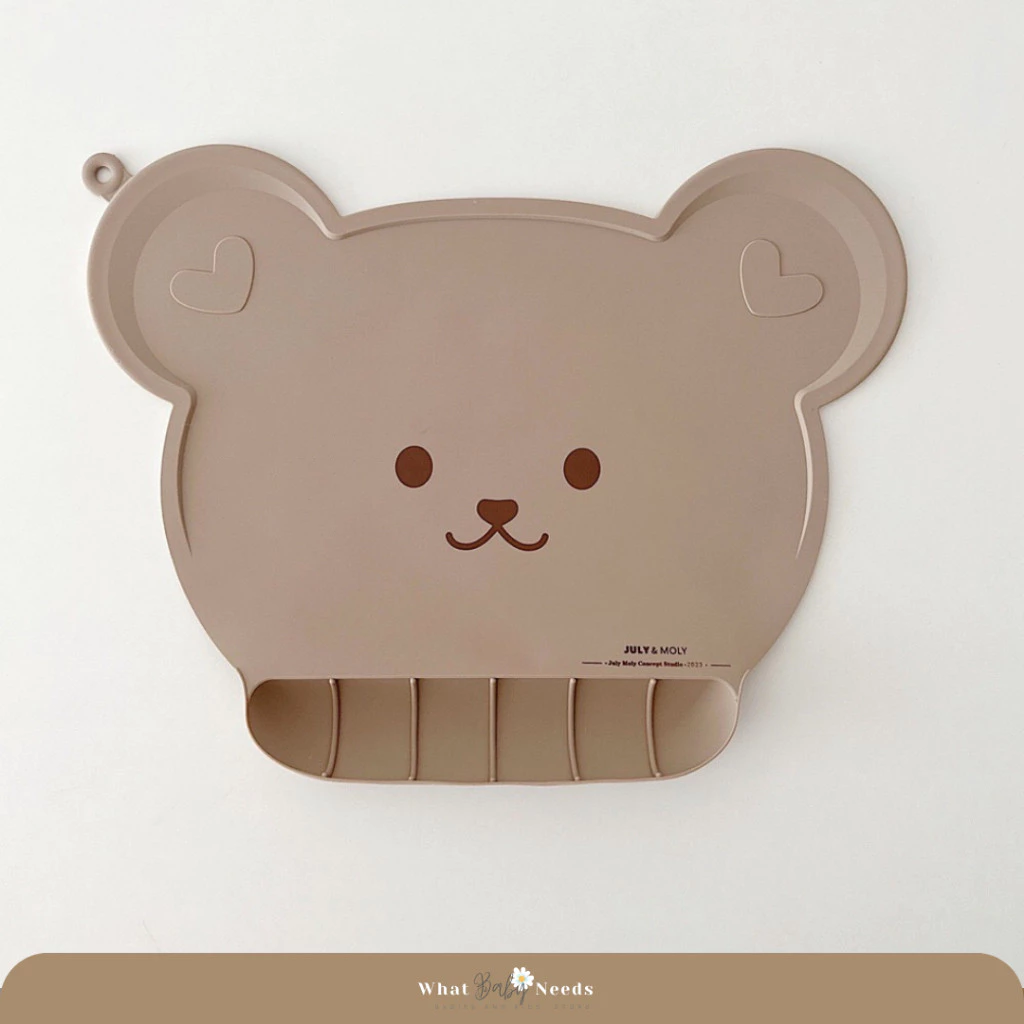 Mori Baby Silicone Placemat / Alas Tatakan Makan Silikon Bayi / Tatakan Meja Makan Anak