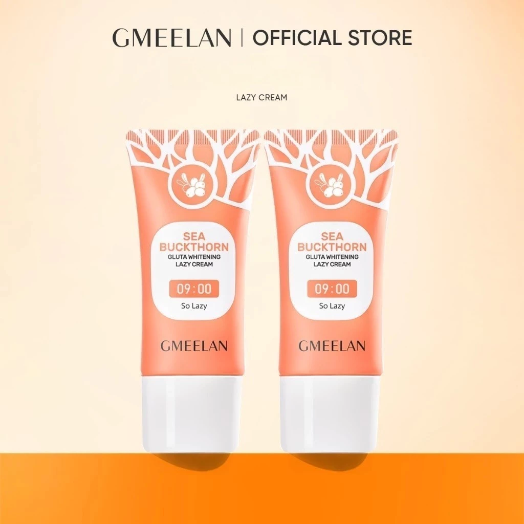 GMEELAN SET Gluta Lazy Cream 30g Krim Siang Pemutih Wajah Niacinamide day cream