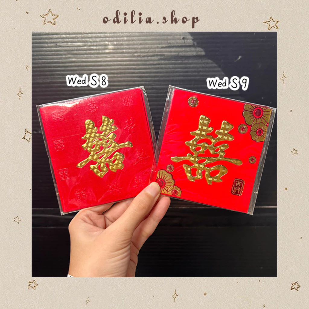 Angpao Wedding Chinese Ukuran S isi 6-14 pcs Amplop Nikah Angpau Merah Pink Pernikahan Wed Atk Banjar Banjarbaru Bjb Odilia.Shop