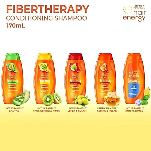Makarizo Hair Energy Fibertotherapy Conditioning Shampoo 170 ML and 330ml