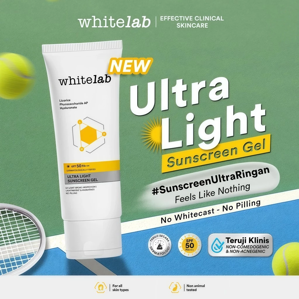 Whitelab UV Shield Tank Sunscreen Gel SPF 50++ PA++++