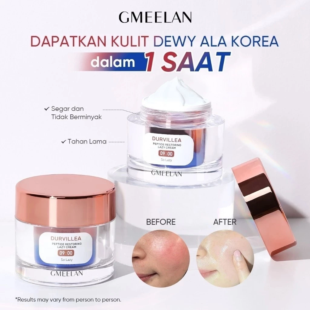 GMEELAN SET Skincare Kits durvillea polypeptide pemulihan krim malas 30g+Sabun Pemutih Badan Emas 24k 100g