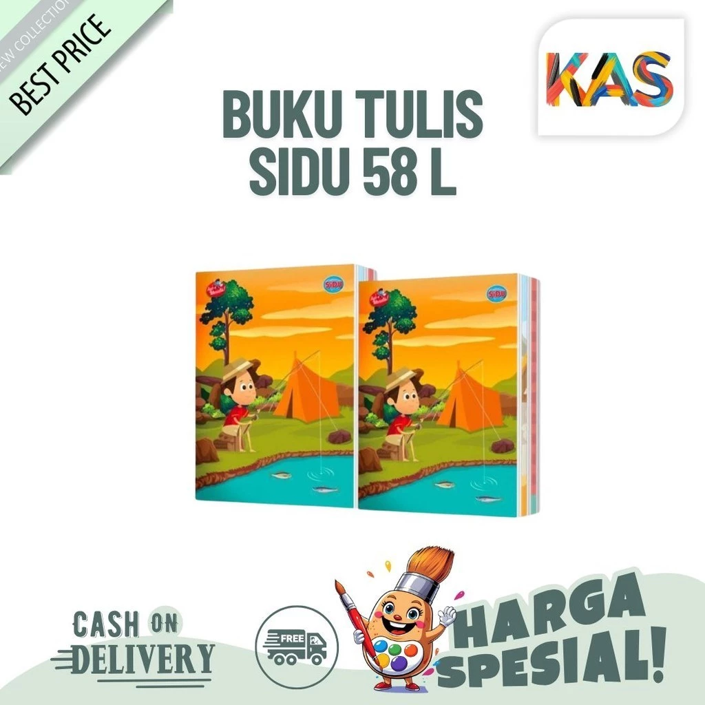 Buku Tulis  Glosir Murah Sinar Dunia SIDU 58 Lembar  1 Pack isi 10 Buku